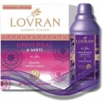 Lovran Universal & White Univerzální prášek na bílé prádlo 2,5 kg 50 PD – Zboží Dáma