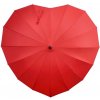 Deštník Holový deštník srdce HEART červený