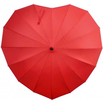 Holový deštník srdce HEART červený – Zboží Mobilmania