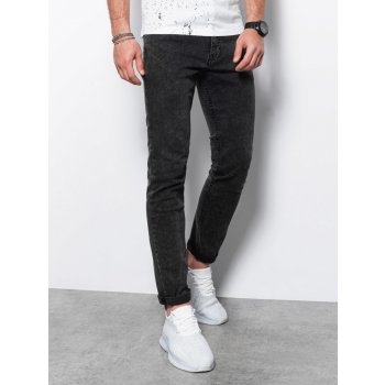 Ombre Clothing pánské džíny Skinny Fit Thinrin černá P1062