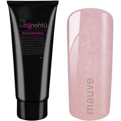 Ráj nehtů Akryl gel v tubě Glimmer Mauve 30 g – Zboží Dáma