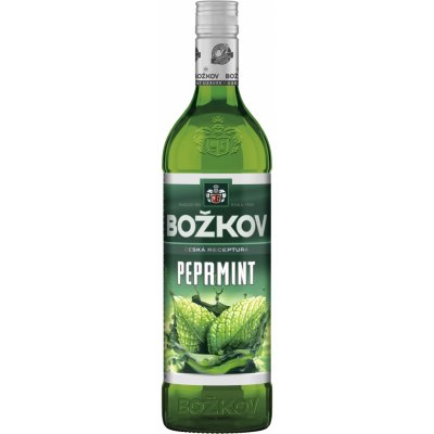 Božkov Peprmint 19% 1 l (holá láhev) – Zboží Dáma