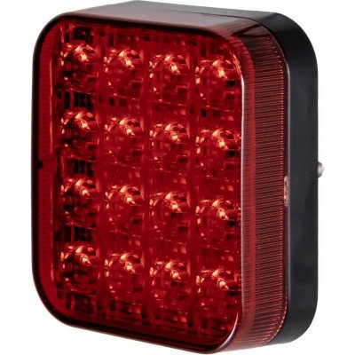 LED mlhové světlo 12V červené, 16 LED, ECE R10 R148, IP67 - 87x77x29 mm | Zboží Auto