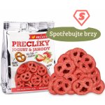 Mixit Preclíky jogurt bílá čokoláda jahody 70 g – Hledejceny.cz