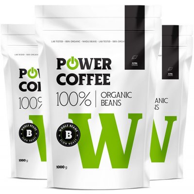 Powerlogy Organic Coffee Strong 1 kg Triple Pack