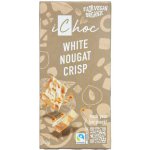 iChoc Rýžová čokoláda bílý nugát s oříšky 80 g – Hledejceny.cz