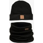 Doke Set čepice a nákrčník z pleteniny ed black – Hledejceny.cz
