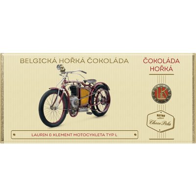 Choco Pola L&K motocykleta typ L hořká 100 g