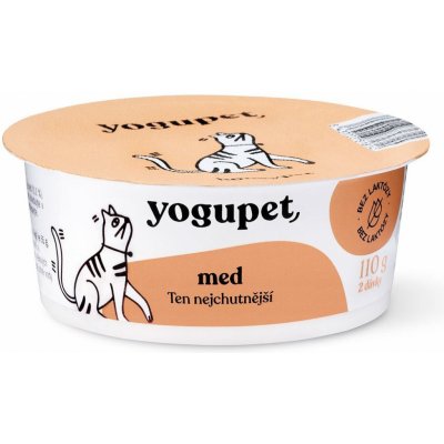 Yogupet Jogurt s medem 110 g – Hledejceny.cz