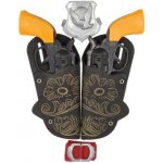 Teddies pistole kovbojská plast 16 cm 2 ks s doplňky v krabici – Zboží Dáma