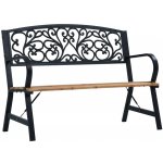 VidaXL Zahradní lavice 120 cm dřevo – Zboží Dáma