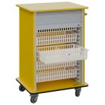 DEXTER 25 ABS vozík boxový, roletový, 1180x780x620 mm, žlutá odio – Hledejceny.cz