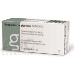 Sanova Suppositoria glycerini Glycerínové čípky 1 g 5 ks – Hledejceny.cz