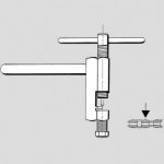 Kovys nýtovač řetězu HG železný – Zboží Dáma