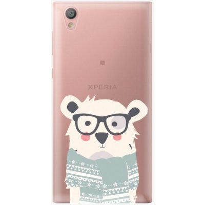 Pouzdro iSaprio - Bear with Scarf - Sony Xperia L1 – Zboží Mobilmania