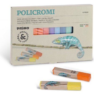 PRIMO Pastelové měkké křídy LUX 12ks – Zboží Dáma