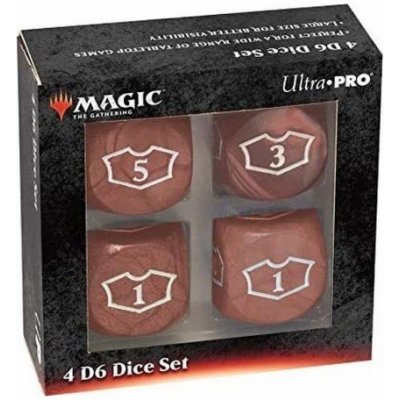 Ultra Pro Ultra Pro Magic the Gathering Red Mana 22 mm Deluxe věrnostní sada kostek – Hledejceny.cz