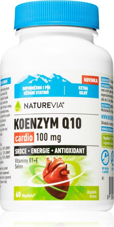 Naturvia Koenzym Q10 Cardio 100 mg 60 kapslí od 324 Kč - Heureka.cz