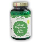 GreenFood Nutrition Calcium Magnesium Zinc Citrate 120 kapslí – Zboží Mobilmania