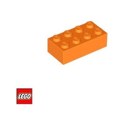 LEGO® 3001 Kostka 2x4 Oranžová – Zbozi.Blesk.cz