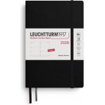 Weekly Planner 2026 Paperback B6+ Black – Zboží Živě