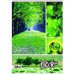 Papírny Brno blok čtverečkovaný horní spirálová vazba A4 – Sleviste.cz