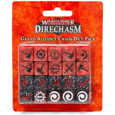 GW Warhammer Underworlds: Direchasm Grand Alliance Chaos Dice Pack – Zboží Živě