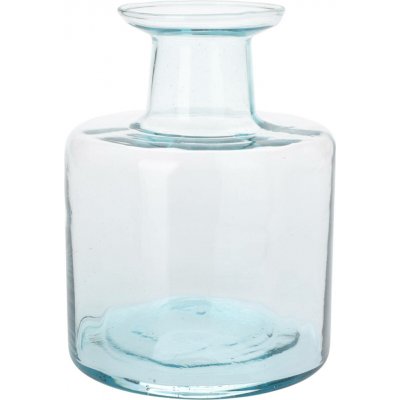 H&L Skleněná váza Veyron 15×21 cm – čirá, z recyklovaného skla – Hledejceny.cz