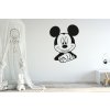 Lepy.cz Samolepka na zeď Mickey Mouse rozměry (šířka x výška): 85x110cm Barevná varianta: Světle hnědá