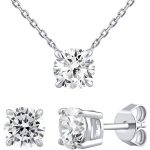 SILVEGO stříbrný dárkový set se Swarovski Zirconia MWS14286 – Zboží Dáma