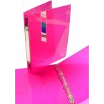 Karton P+P 4 kroužkový pořadač Electra A4 3,3 cm růžový – Zboží Živě