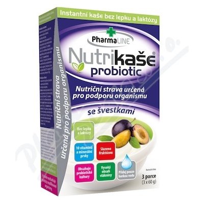 Nutrikaša Probiotic se švestkami 3 x 60 g – Hledejceny.cz