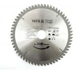 Yato pilový kotouč 250x30mm 100 zubů na hliník YT-6095 – Zbozi.Blesk.cz