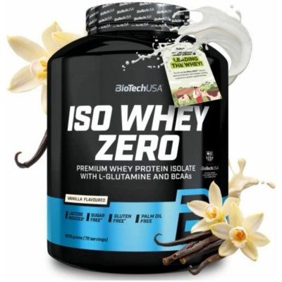 BioTech USA Iso Whey Zero 1816 g – Hledejceny.cz