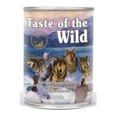 Taste of the Wild +Primordial Taste of the Wild konzerva Wetlands Wild Fowl 390g