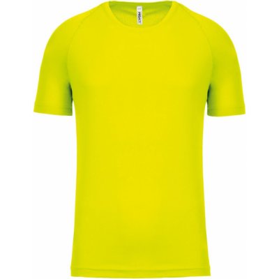 KARIBAN ProAct dětské sportovní tričko ProAct Žlutá fluorescentní – Zboží Mobilmania