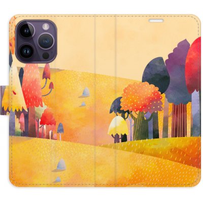 Pouzdro iSaprio Flip s kapsičkami na karty - Autumn Forest Apple iPhone 14 Pro Max – Zbozi.Blesk.cz