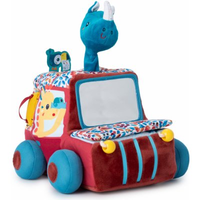 Lilliputiens textilní autíčko s aktivitami a zrcátkem – Zboží Dáma