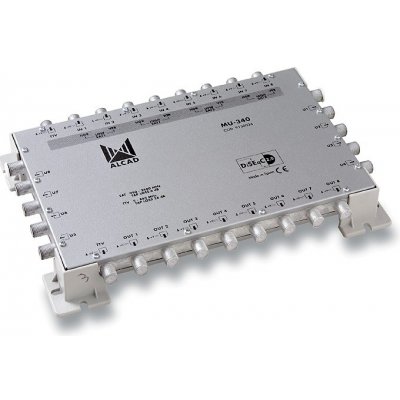 Multipřepínač kaskádový ALCAD MU-340, 9/9, 8 odb., zpětný kanál
