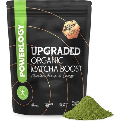 Powerlogy Upgraded Organic Matcha Boost 250 g – Hledejceny.cz