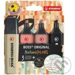 Stabilo Boss Original NatureCOLORS 4 barvy 2-5 mm 70/4-2-3 – Zbozi.Blesk.cz