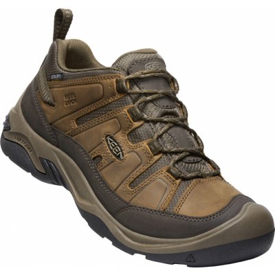 Keen Circadia Wp Men Pánské nízké trekové boty 10026022KEN shitake brindle – Zbozi.Blesk.cz