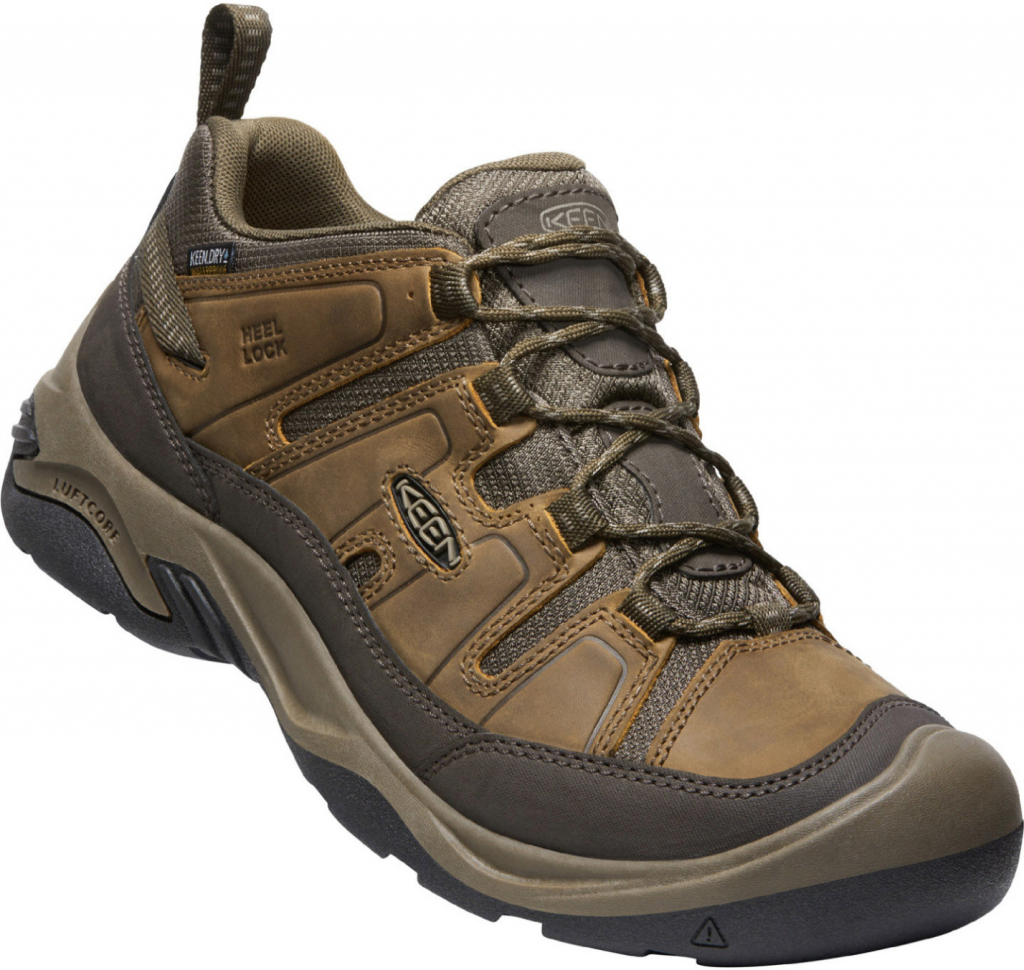 Keen Circadia Wp Men Pánské nízké trekové boty 10026022KEN shitake brindle