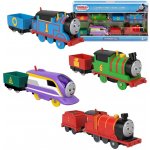 Fisher-Price Lokomotiva Tomáš Sada 4 lokomotiv Tomáš, Percy, Kana a James HGX62 – Zboží Dáma