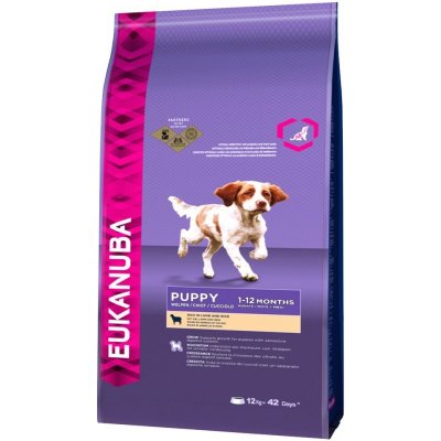 Eukanuba Puppy Small / Medium Breed jehněčí & rýže 2 x 12 kg