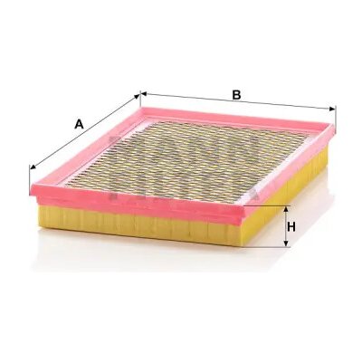 MANN FILTER Vzduchový filtr C 2733 – Hledejceny.cz