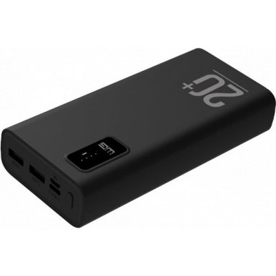 WG 20000 mAh + PD USB-C 20W + QC 3.0 22.5W černá 10113