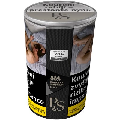 P&S Black cigaretový tabák 158 g – Hledejceny.cz