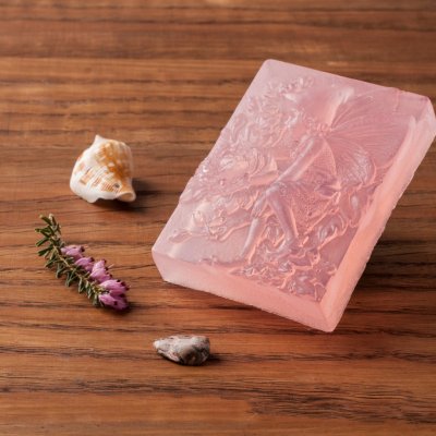 NatureSecret glycerinové mýdlo s vůní růže přírodní (skřítek) aroma Tajemství mládí 80 g