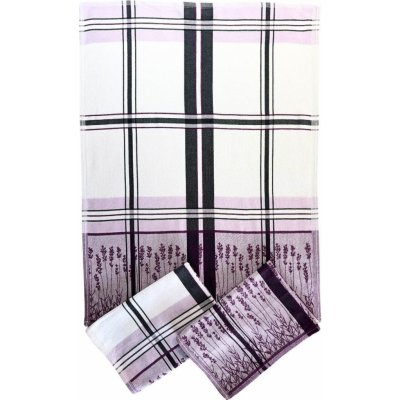 Sleep-well Utěrka Egyptská bavlna 50x70 cm Levandule 3 ks – Sleviste.cz